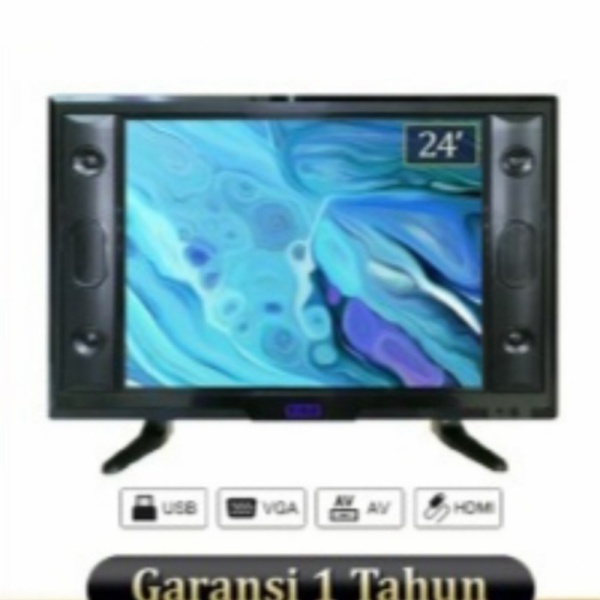 LED TV ANIMAX 24inch USB VGA Garansi Resmi Promo