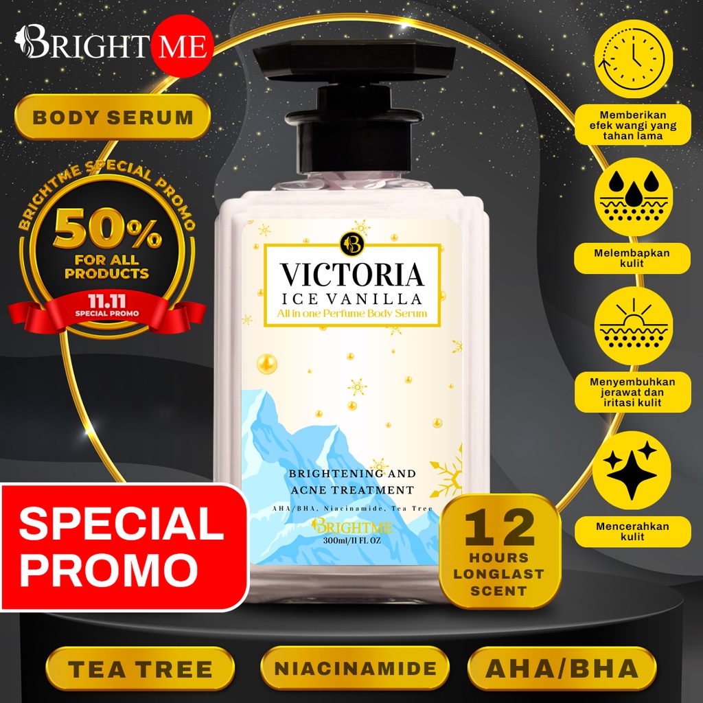 2022 BrightMe Victoria Ice Vanilla Body Serum | Brightme Body Serum | Brightme Body Care