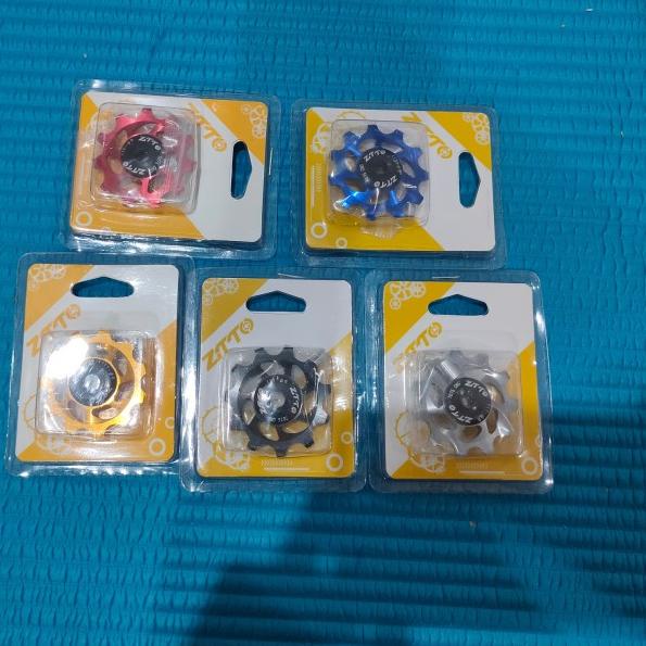 ZTTO Pulley RD Alloy Sepeda 11T Ceramic Bearing - Biru