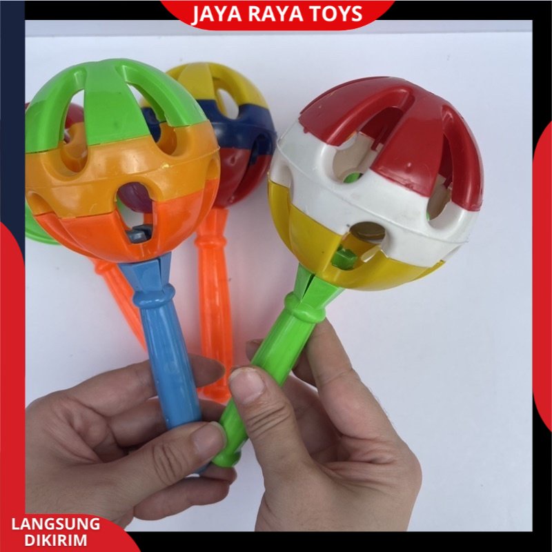 Kerincingan pagoda lolipop mainan bayi mainan krincingan Bola Bayi Anak Anak Krincingan anak murah sni