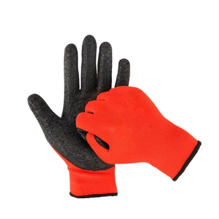 Sarung Tangan Safety Latex Coated Palm Knuckless Gloves