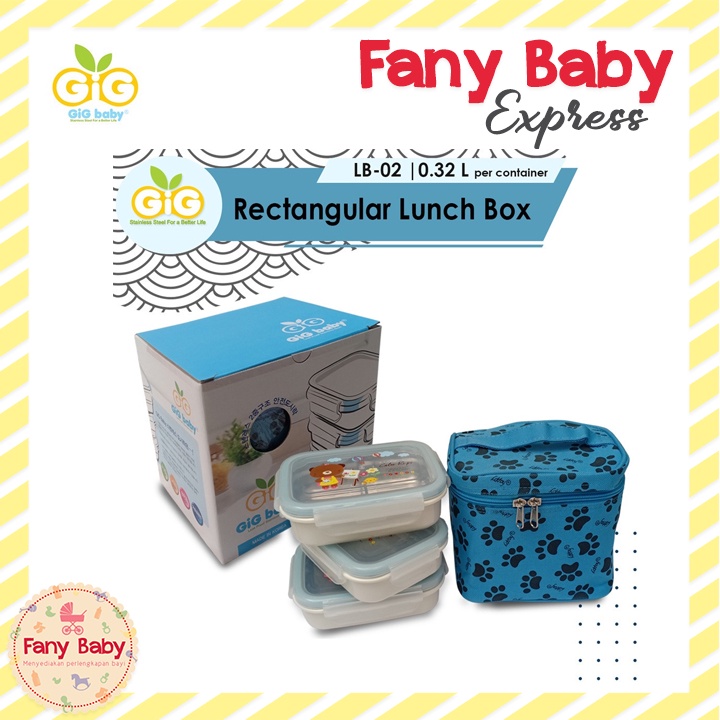 GIG BABY RECTANGULER LUNCH BOX