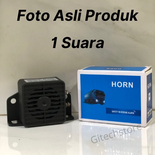 Klakson Atret 3 Suara Back Horn Klakson Mundur Alarm Mundur Back Buzzer Truck