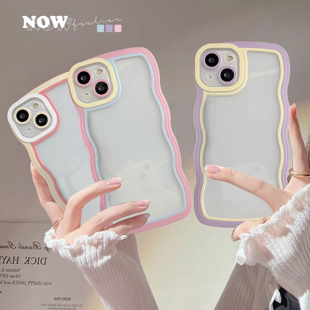 Soft Case Transparan Warna Permen Untuk Oppo A76 A15 A54 A96 A36 A55 A92 A52 A72 A31 A7 A5s A12 A33 A53 2020 A11K F9