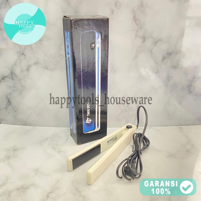 HAPPYTOOLS FASHION HAIR STRAIGHTENER/CATOKAN RAMBUT TWIN DOG TD-F766