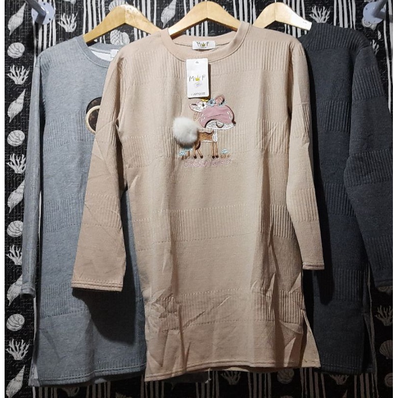 atasan tunik rajut MF original premium import