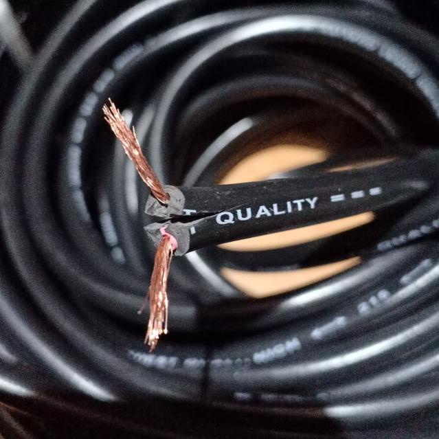 KABEL SERABUT HITAM 2X1.5 (1 Rol ) / KABEL HYO 2X1.5 HITAM
