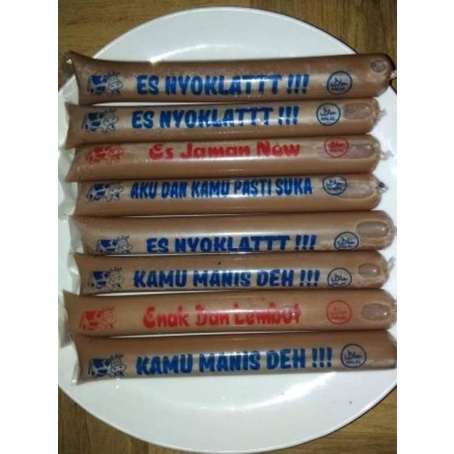 

Ł PLASTIK ES SPIDOL SABLON MIX KATA2 (100PCS) ㅆ