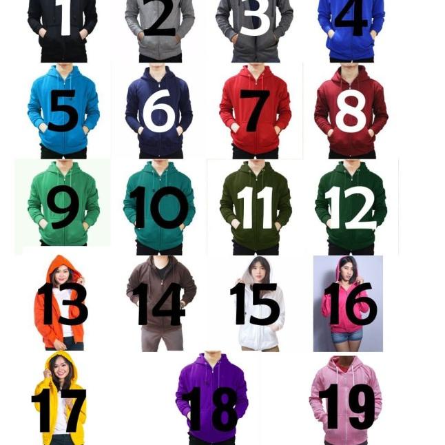 JAKET POLOS HOODIE ZIPPER HITAM RESLETING - Hitam, M