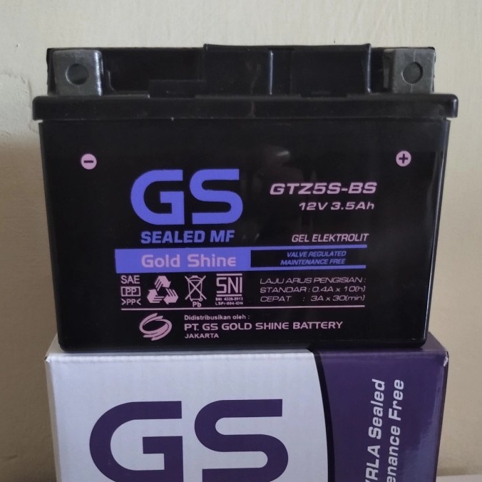 Aki GS GTZ5S Fino Mio Soul GT J S M3 Z Xeon RC Xride Freego Motor Yamaha Gold Shine