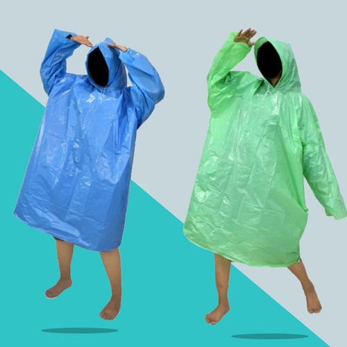 Jas hujan plastik terusan dan Setelan polos/Raincoat Mantel Hujan Lengan Panjang/ Raincoat Mantel/ Jas Hujan Ponco/ Portable Raincoat Poncho with Hood / JAS HUJAN/ DEWASA Model Poncho Kancing dan Setelan Celana