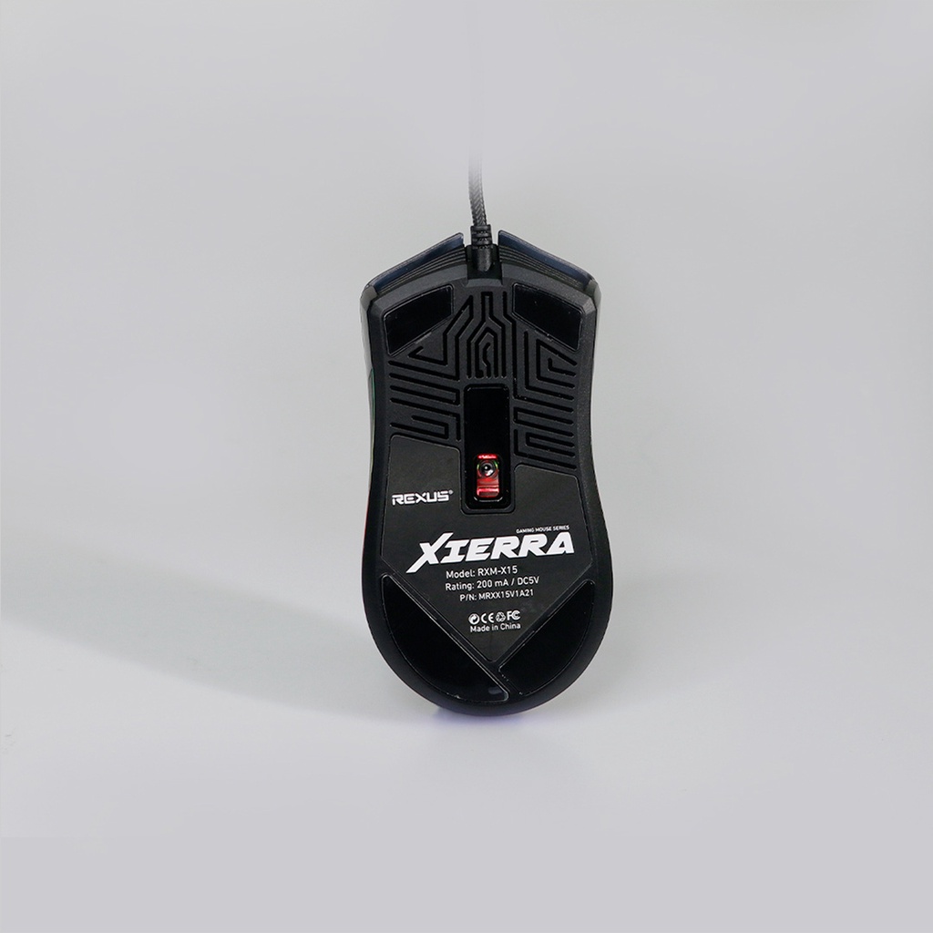 Mouse Gaming Rexus XIERRA G10 Led RGB 5 Button Macro Sensor IC Instant A704 DPI 3200