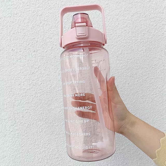 Botol Minum Viral 2 Liter Bening Import Botol Serbaguna Free Sticker