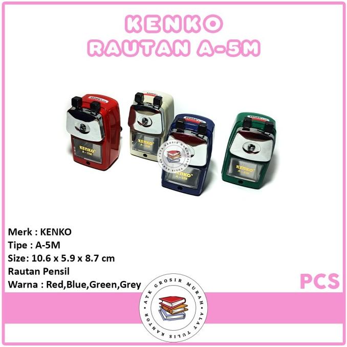 

BISA COD Rautan Pensil / Kenko Pencil Sharpener A-5M /ALAT TULIS AESTHETIC/ALAT TULIS SEKOLAH/ALAT TULIS SET/ALAT TULIS LENGKAP/ALAT TULIS ANAK/ALAT TULIS LUCU