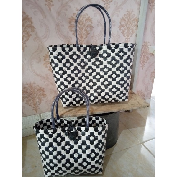 tas anyaman Embos premium super/ tas Embos/ tas Embos motif