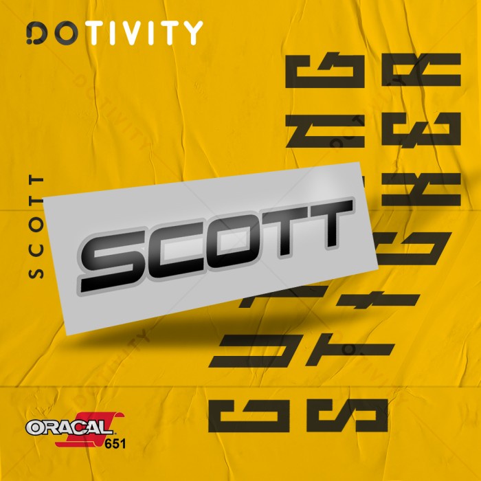 

Cutting Sticker SCOTT V9