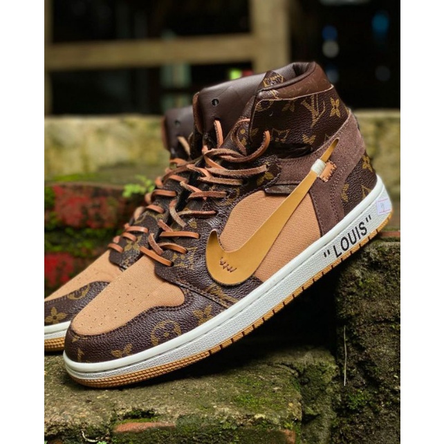 Nike Jordan 1 High Off White x Louis Vuitton