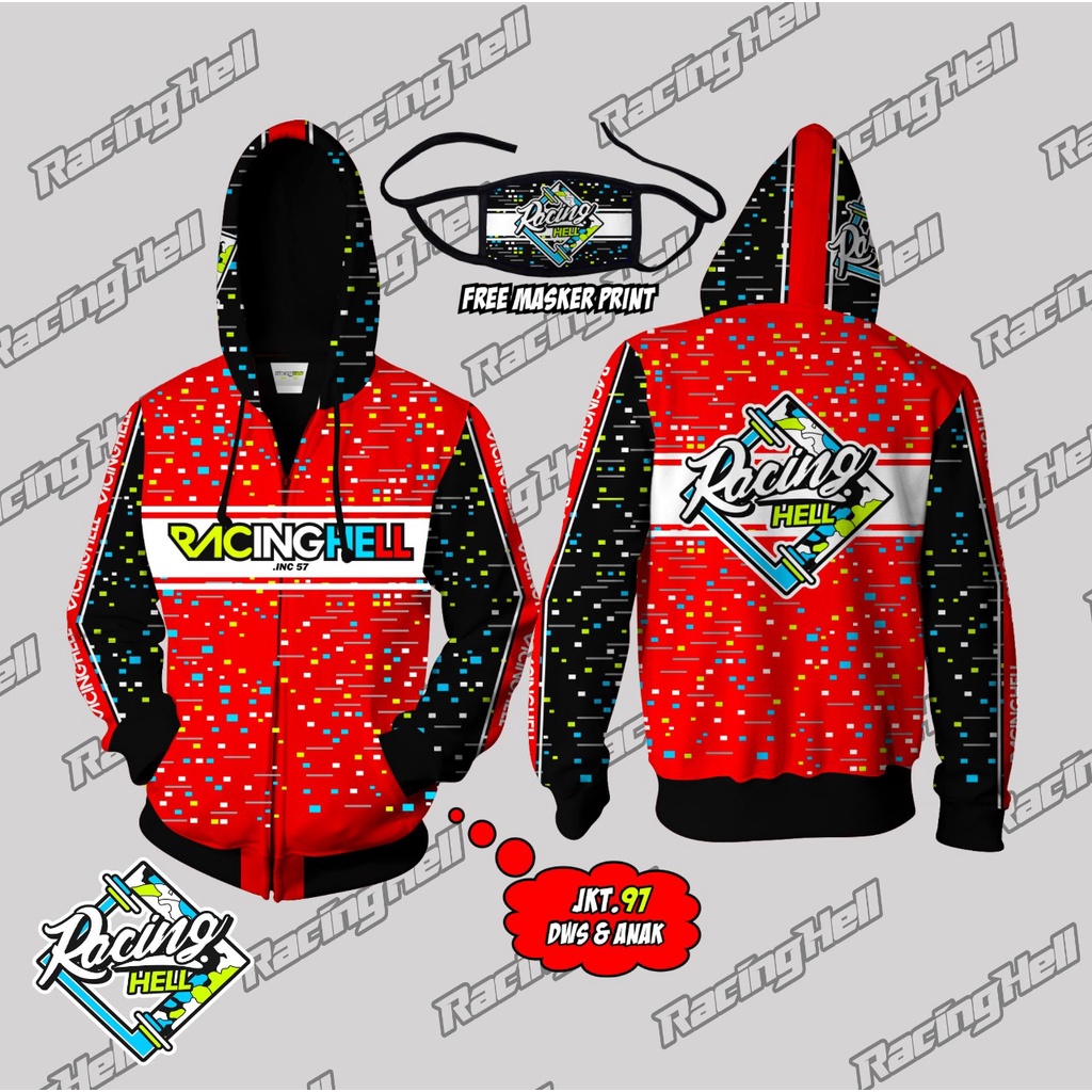 Jacket Anak Harian | Jacket Motor Anak Racinghell