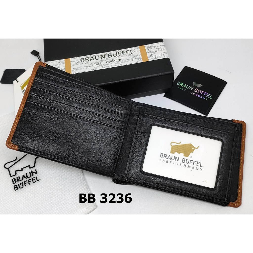 Dompet Pria Kulit Braun Buffel BB 3236 - 12 Kartu - Kulit Asli