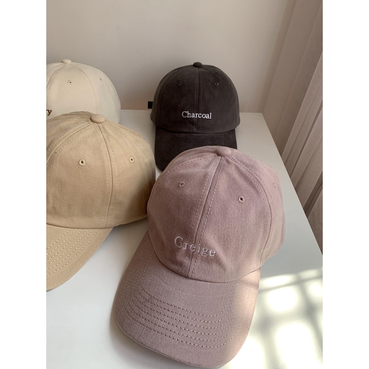 Topi Baseball Casual Motif Bordir Tulisan Gaya Korea Untuk Wanita