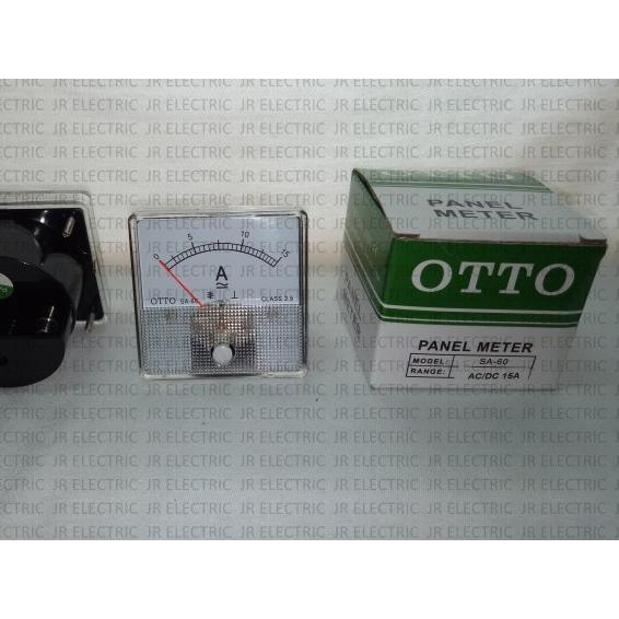 OTTO Panel Meter / Amper Ampere Meter SA-60 AC/DC 30A - 15A
