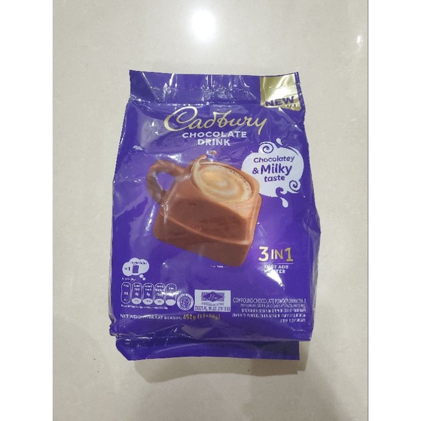 Cadbury 3 in 1 chocolate drink import