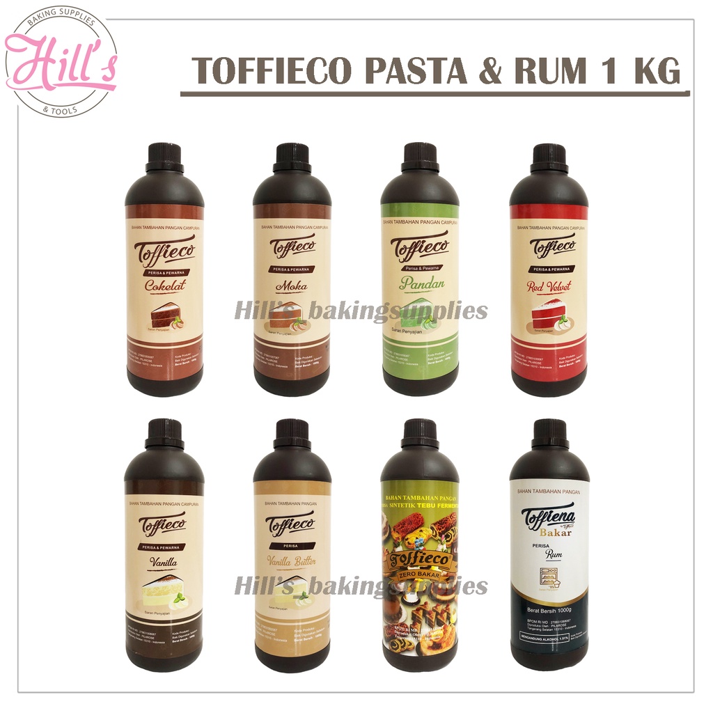 

PASTA & RUM TOFFIECO TOFFIENA 1000 GR / PERISA PERASA RHUM COKLAT PANDAN MOKA VANILA BUTTER RED VELVET ZERO BAKAR TOFIECO TOFICO TOFIKO TOFFIENA 1000 ML 1000GR 1000ML 1KG 1L 1 KG 1 L