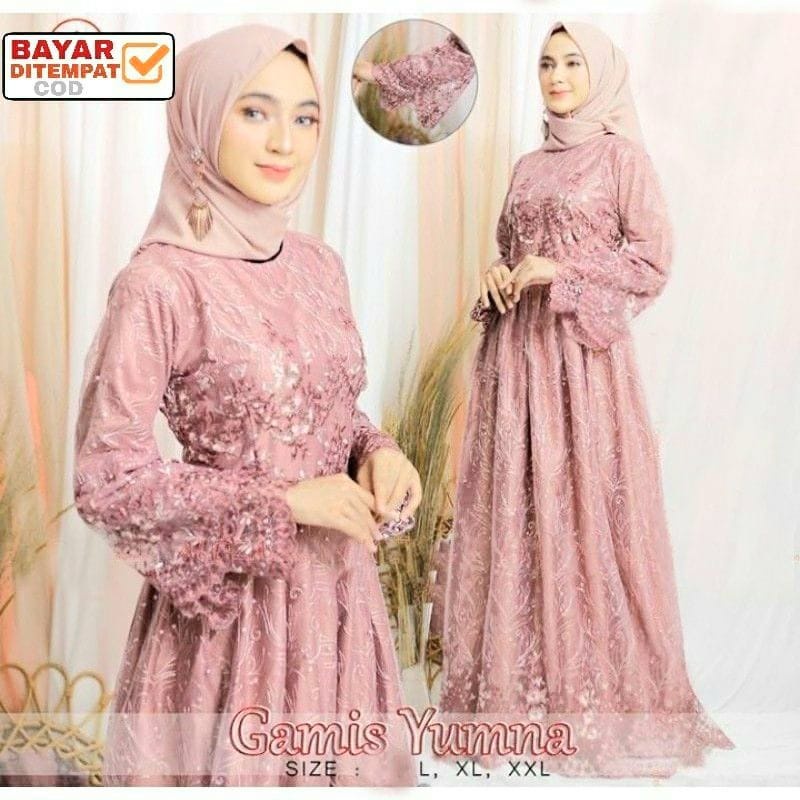 GAMIS MODEL BARU GAMIS PESTA MEWAH  FREE MASKER/M/L/XL/XXL/3L/GAMIS KONDANGAN/GAMIS REMAJA DEWASA/GAMIS JUMBO/GAMIS TERBARU 2021 LEBARAN WANITA/PAKAIAN WANITA/GAMIS TILE/MAXI DRESS/GAMIS MUSLIM/GAMIS KONDANGAN KEKINIAN