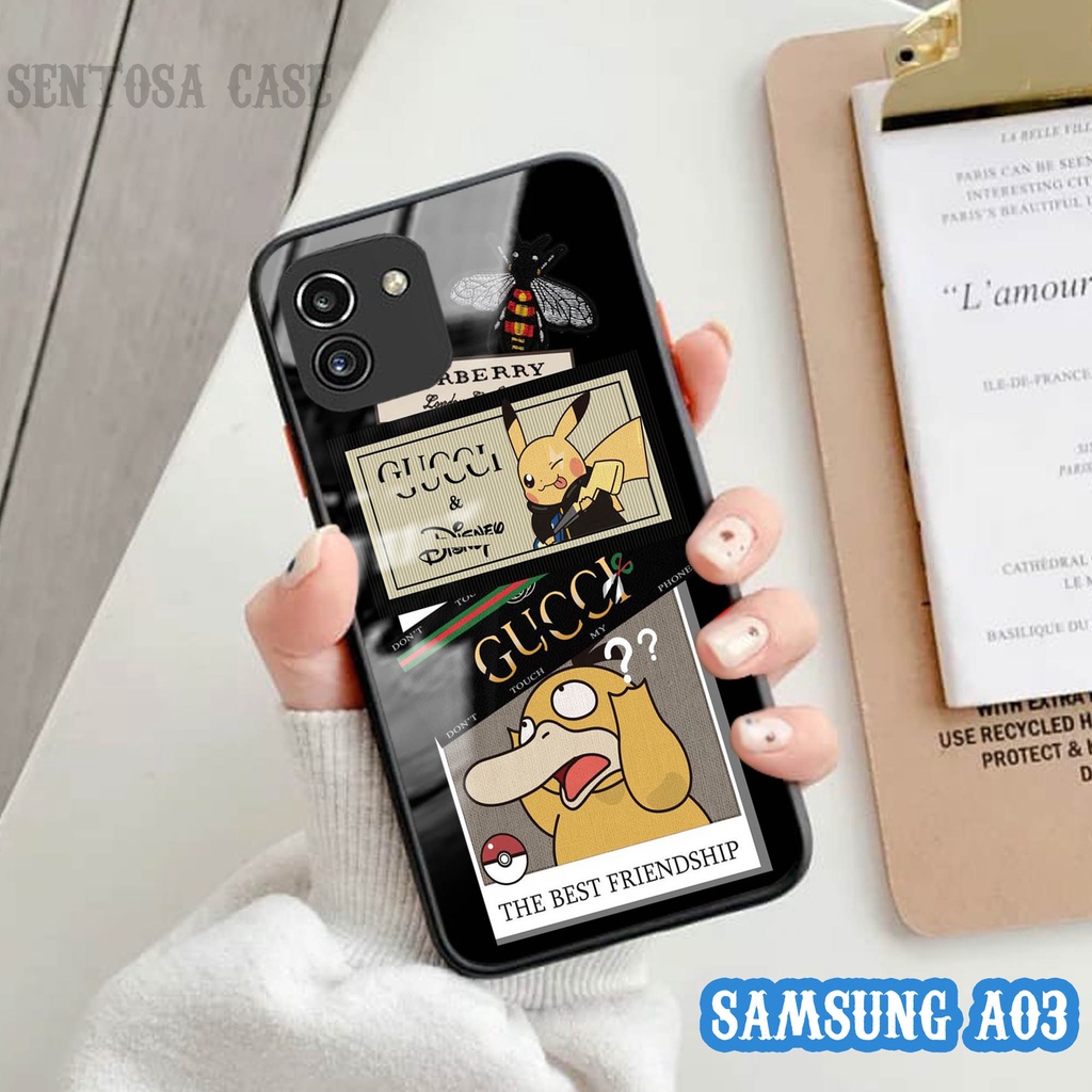 Softcase Kaca Samsung A03 - Case Handphone Samsung A03 [T77].