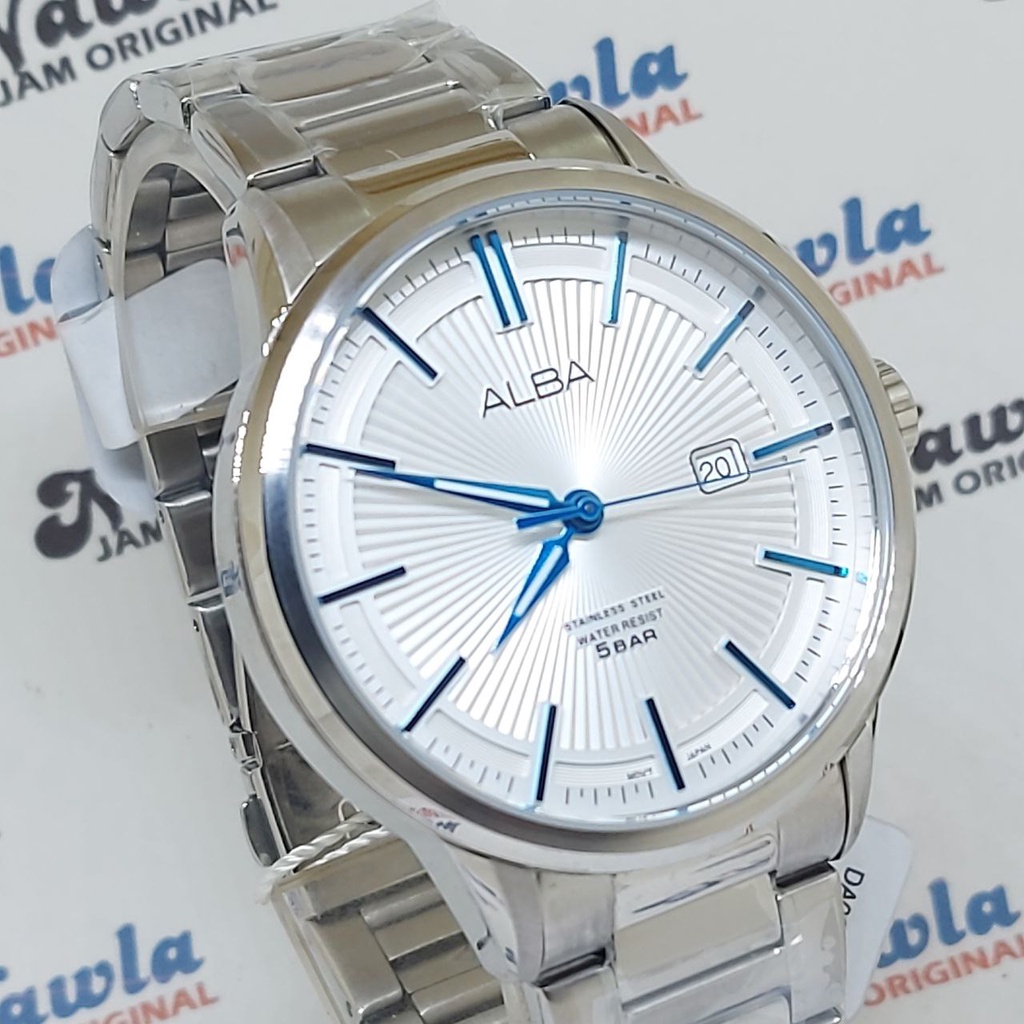 Alba Quartz AS9575X1 Blue Hands - Jam Tangan Pria AS9575