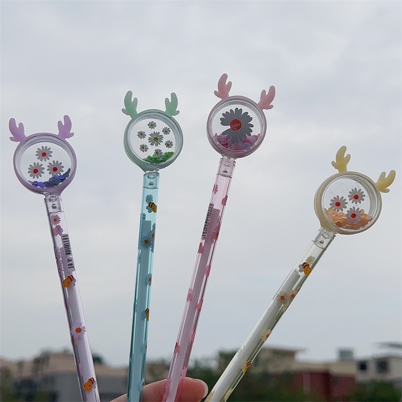 1 pcs pulpen 0.5 mm motif sanrio kucing lucu