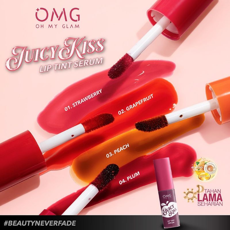 OMG OH MY GLAM Juicy Kiss Lip Tint Serum 5,3gr