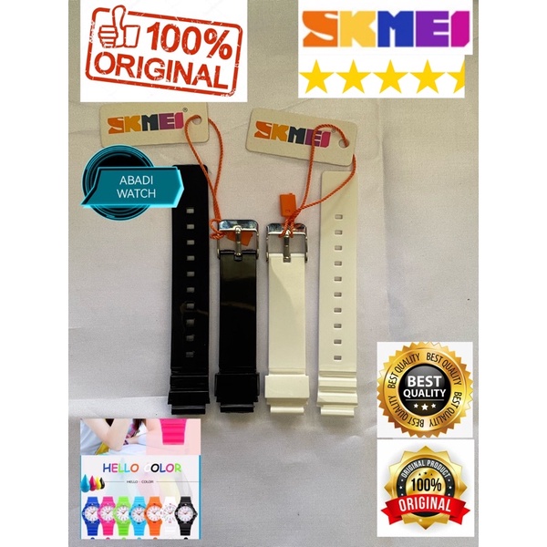 STRAP TALI JAM TANGAN SKMEI 1043 ORIGINAL 100% PAS LANGSUNG BS DIPAKAI ORIGINAL