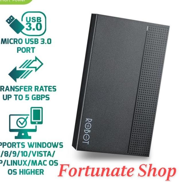 Casing Hardisk External HDD External Case 2.5" USB 3.0 - ROBOT RSHD10 - RSHD10