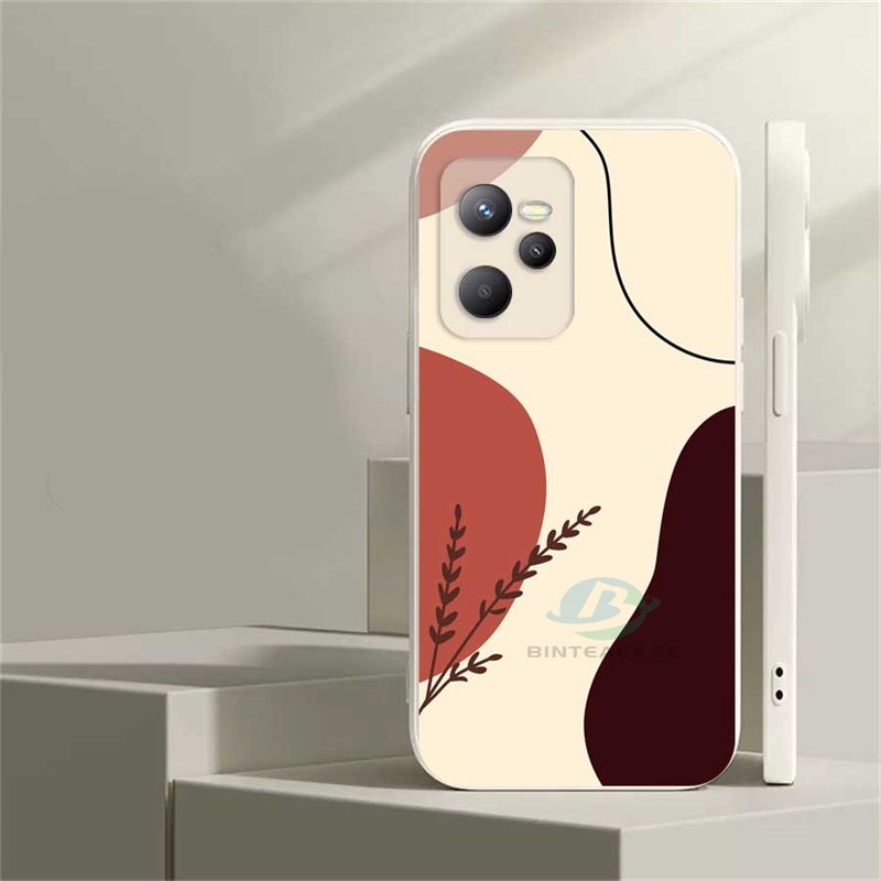 Casing Untuk Realme 10 C35 C21Y C25Y C21 RealmeC11 C25 C17 C15 C12 C3 C2 Realme 8i 7i 5 5i 6i 6 Pro 7 Pro Bunga Elegan Casing Ponsel Silikon Lembut Binteacase