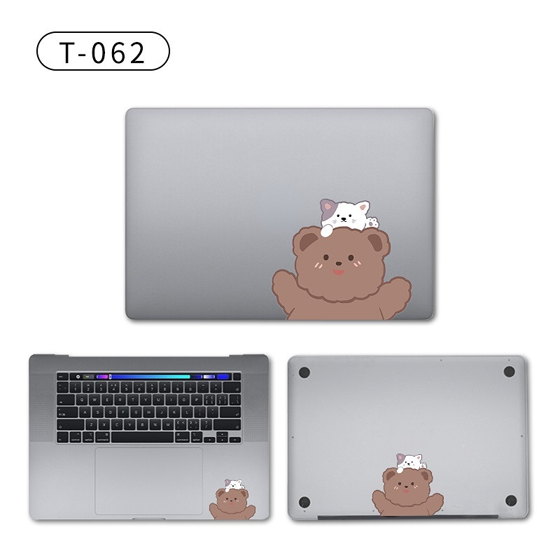 Stiker Skin Vinyl Transparan Motif Print Kartun Untuk Laptop DELL Inspiron 15 3511 / 3505 / 3515 14 5410 3420