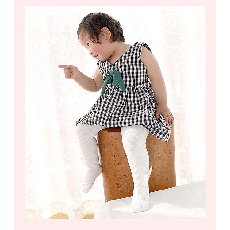 BOBOHO - STOCKING ANAK-ANAK PEREMPUAN IMPORT BAHAN KATUN MOTIF PITA