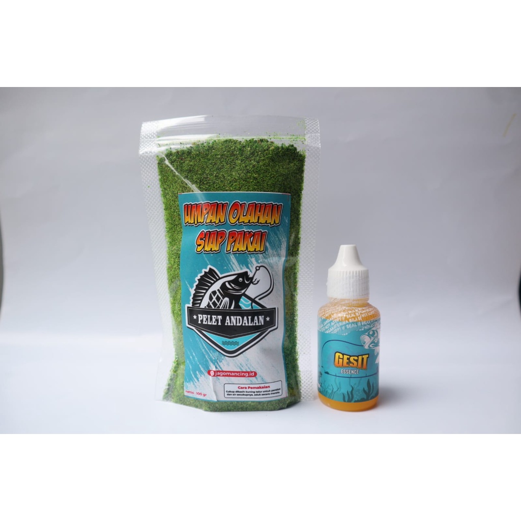 [BISA COD]Paket Umpan Lumut Pandan Untuk Mancing Ikan Nila Liar