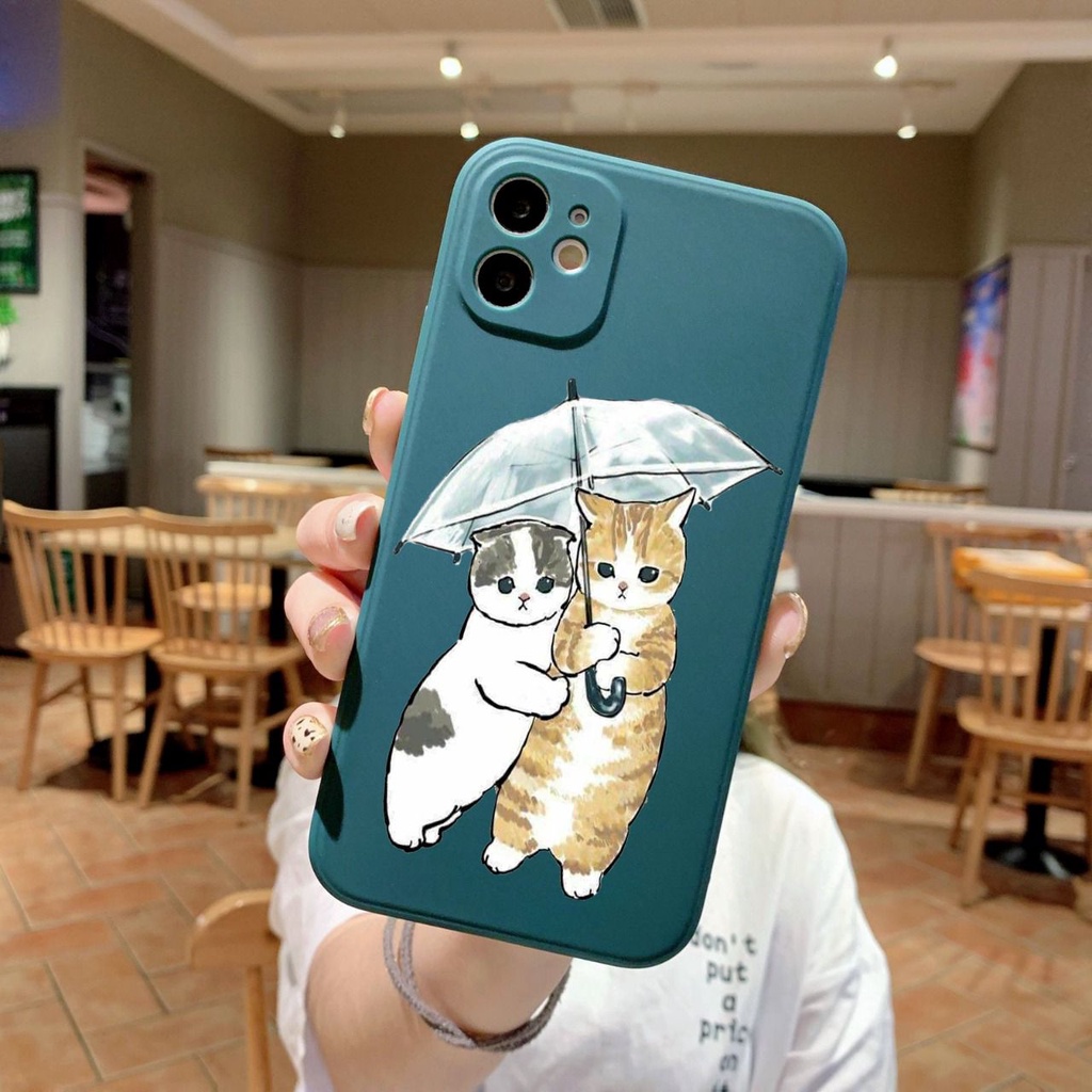 Softcase lucu  motif kucing BB32 for Iphone 6 6s 6g 6+ 6s+ 7 8 7+ 8+ X Xs 11 12 13 14+ Plus Pro Max