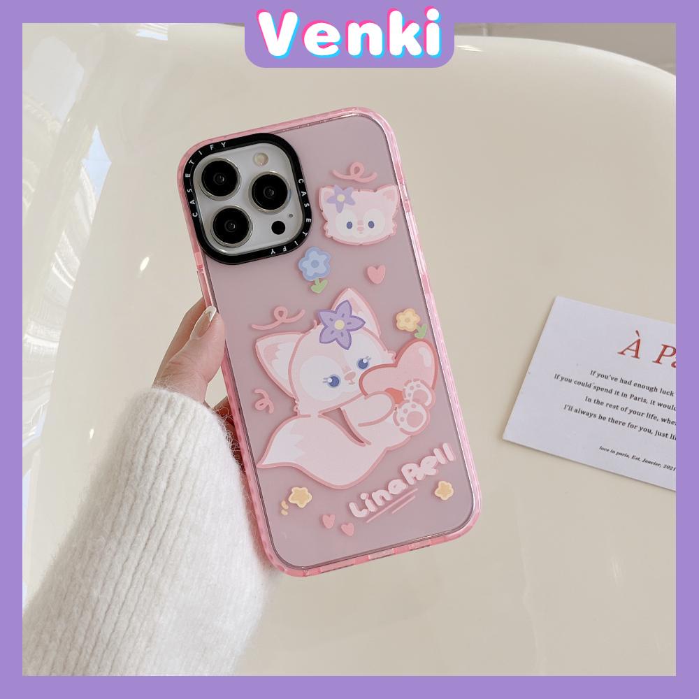 Case iPhone 14 Pro Max Thickened Silicone Soft Case Clear Cute Cartoon Rabbit and Fox Shockproof Camera Protection Compatible For iPhone 13 12 11 Pro Max XR XS 6 6S 7 8 Plus