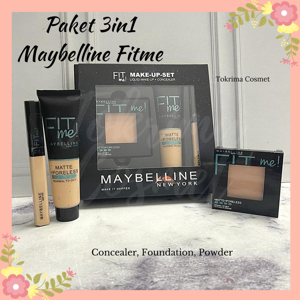 Paket Maybelline GG Hadi / New York Fit-me City 3in1 (GBR KOTA) / New York Fashion Week.