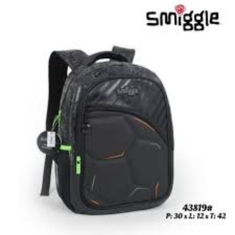 Tas Smiggle Bola Hitam (B14)/ Tas Ransel Smiggle / Tas SD / Tas Sekolah