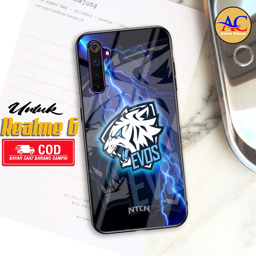 Case Hp Softcase Glossy REALME 6 EVOS Casing Silikon Handphone Pelindung Kamera