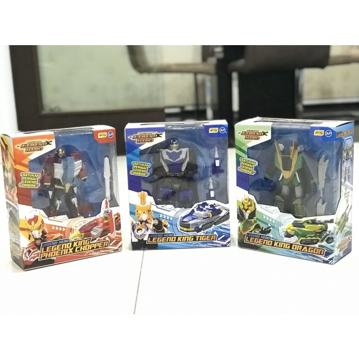 LEGEND HERO LEGEND KING TIGER DRAGON PHOENIX CHOPPER ORIGINAL ROBOT