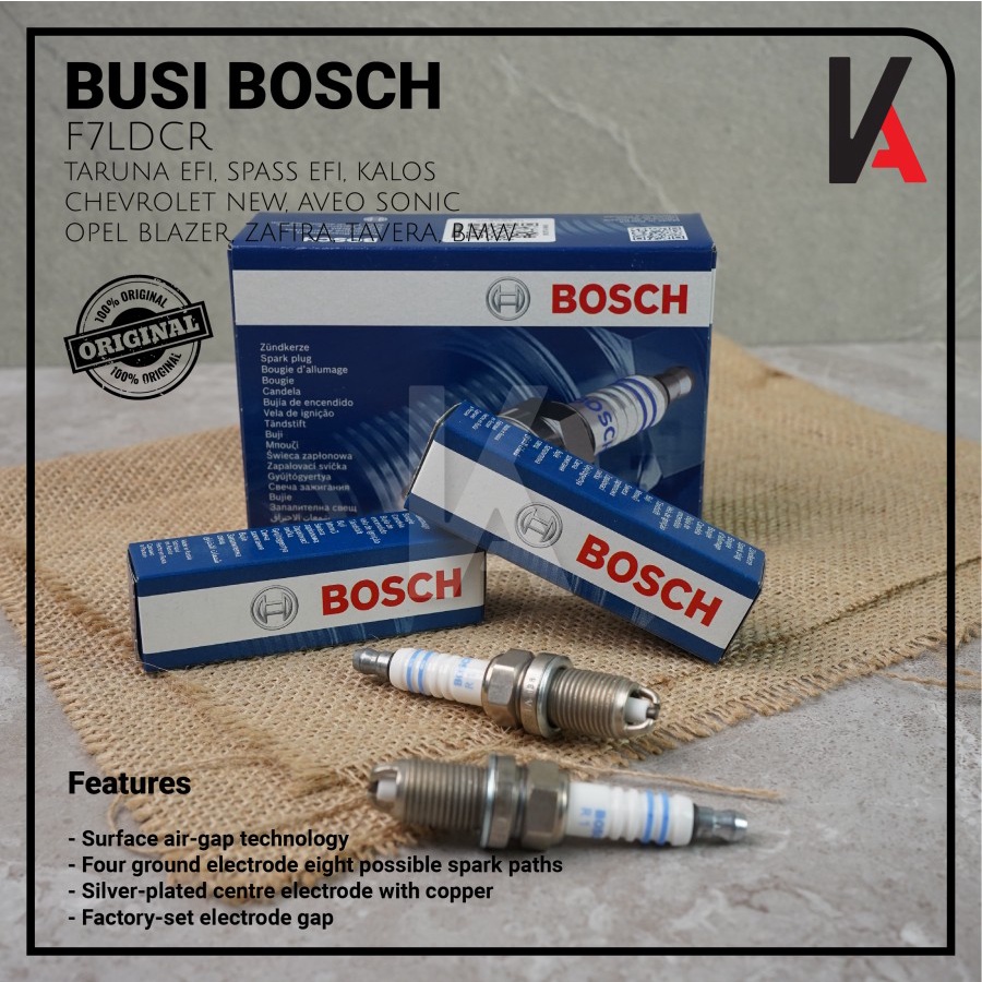 BUSI BOSCH MOBIL BMW CHEVROLET TARUNA ESPASS F7LDCR SPARK PLUG ORIGINAL