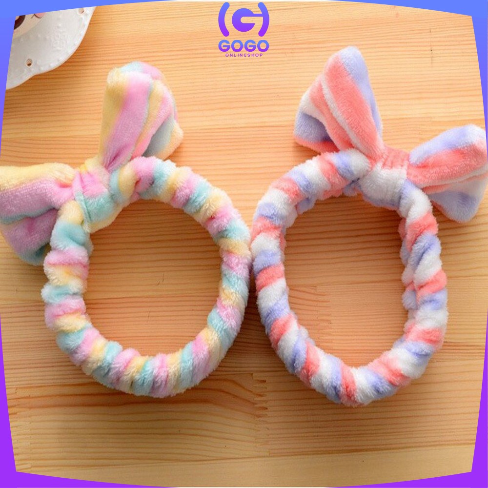 GOGO-C70 Bando Mandi Facial Headband Hairband Korea Model Pita Kelinci Kucing / Bandana Masker Wanita