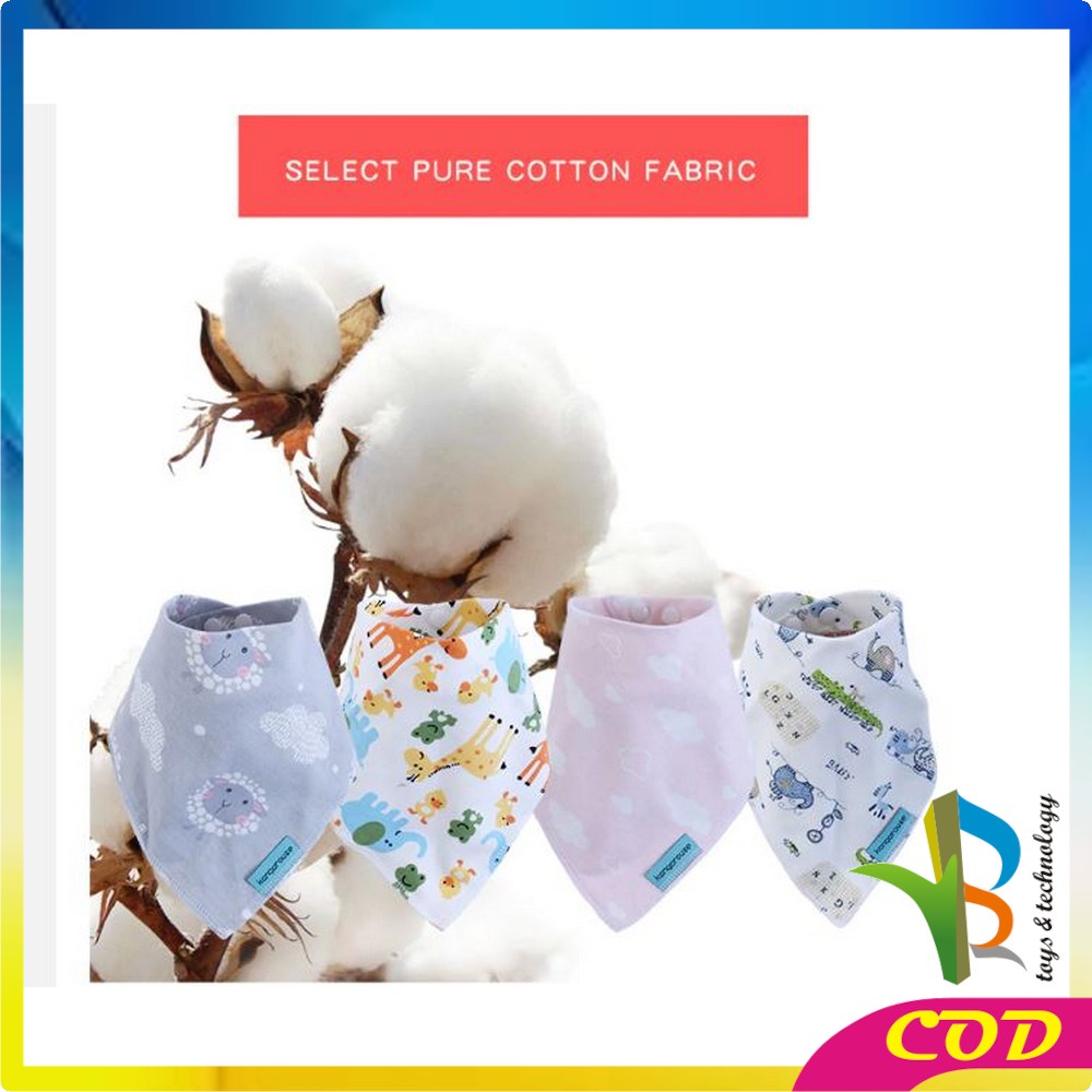 RB-P34 Celemek Makan Bayi Lucu Slaber Segitiga Baby Bibs Slabber Bayi Sleber Air Liur Bayi Murah