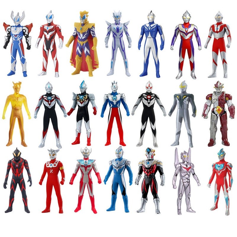 ✨Mini Mainan Figure Ultraman Geed Magnificent/Tiga/Zero Beyond /Taro/Mainan/Hadiah Anak Laki-Laki