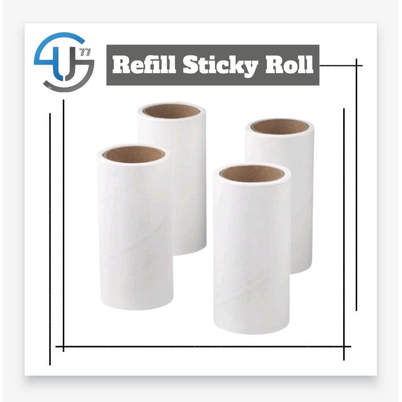 US167 Refill Sticky Roll Pembersih Bulu Debu Pakaian Bulu By Toko Haji Usman