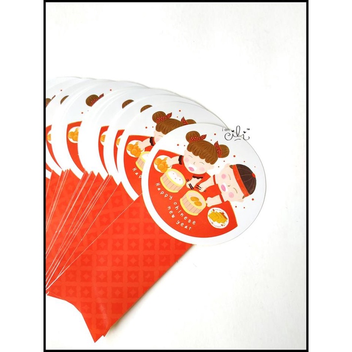 

(Scny029) Stiker Imlek Cny Siblings Untuk Toples 250Gr (Uk 7X14Cm)